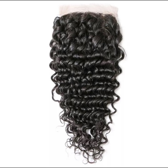 Closure 4x4 curly Deep wave - Picture 1 of 4